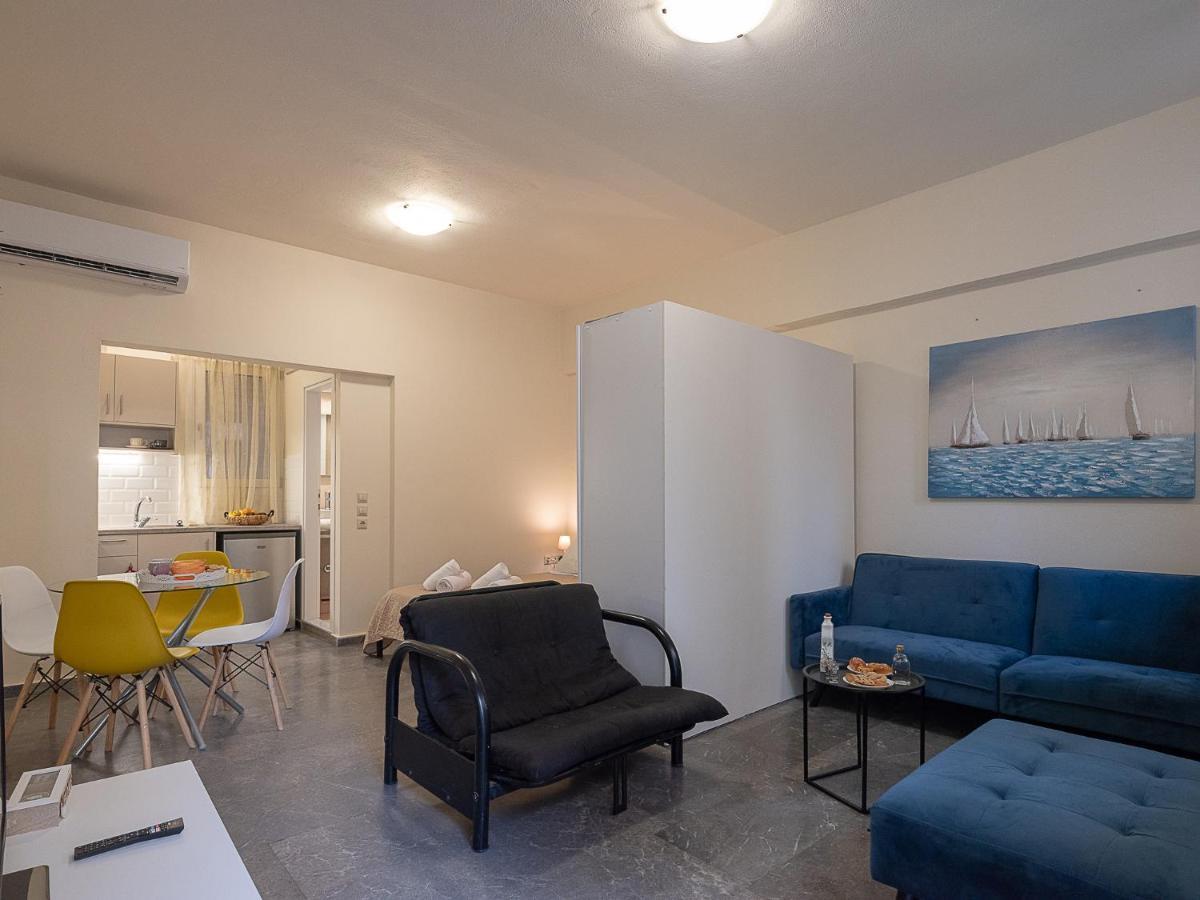 Luxury Apts Heraklion Center Bagian luar foto